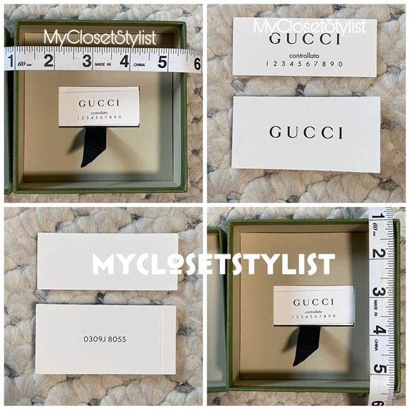 GUCCI Wallet Gift Box 4pc Card Set NEW! Limited Edition jewelry accessories RARE - Picture 4 of 5